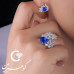 Sapphire earrings