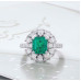 diamond and emerald ring