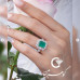 diamond and emerald ring
