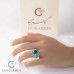 diamond and emerald ring