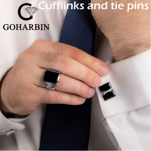 Cufflinks and tie pins